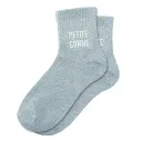 Chaussettes PETITE CONNE bleue à paillettes