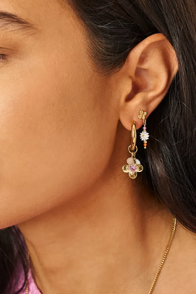 Boucles RAIA rose