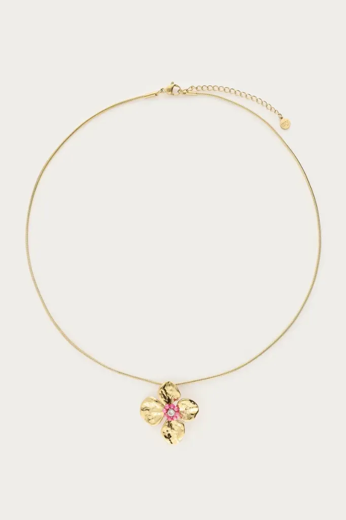 Collier FLORY rose