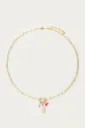 Collier RUSTY or/perle