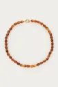 Collier LOLA brun/perles