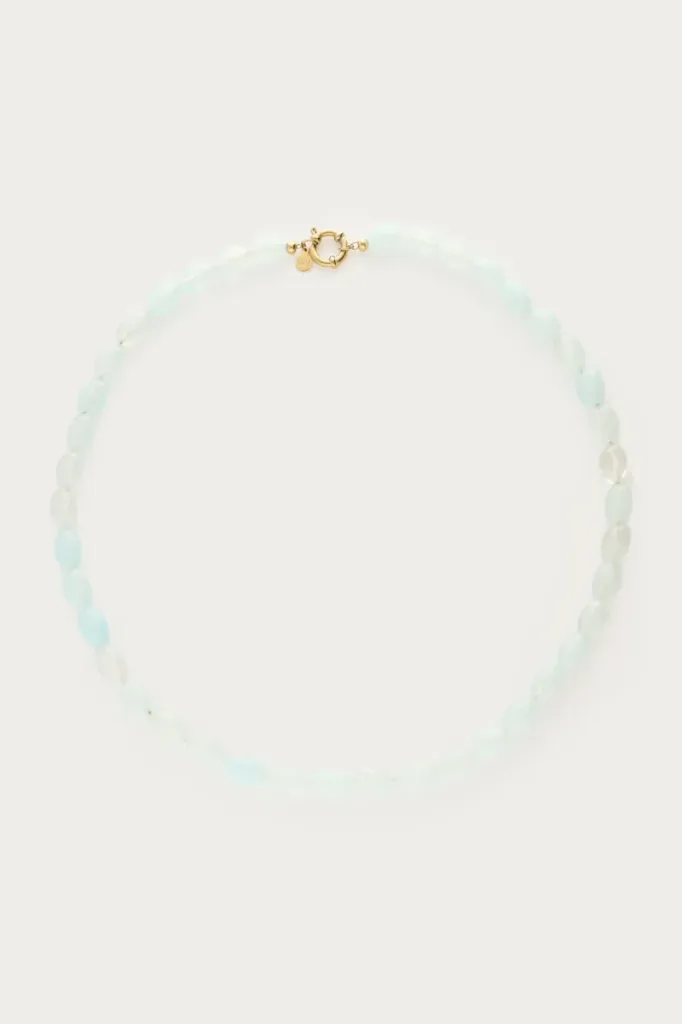 Collier LOLA blanc/perles