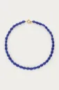 Collier LOLA bleu foncé/perles
