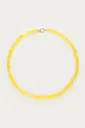 Collier LOLA jaune/perles