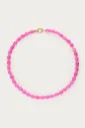 Collier LOLA rose foncé/perles