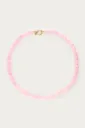 Collier LOLA rose clair/perles