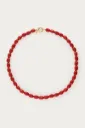 Collier LOLA rouge/perles