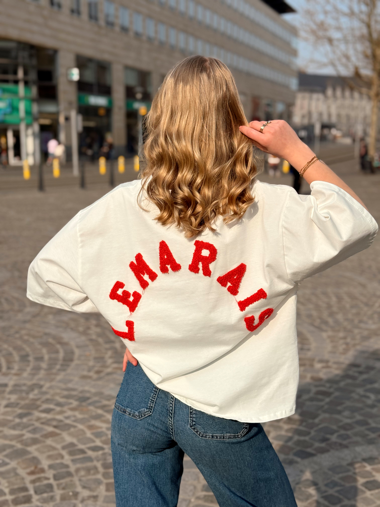T-shirt LE MARAIS blanc