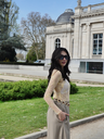 SIENA JAUNE CLAIR - Blouse en dentelle