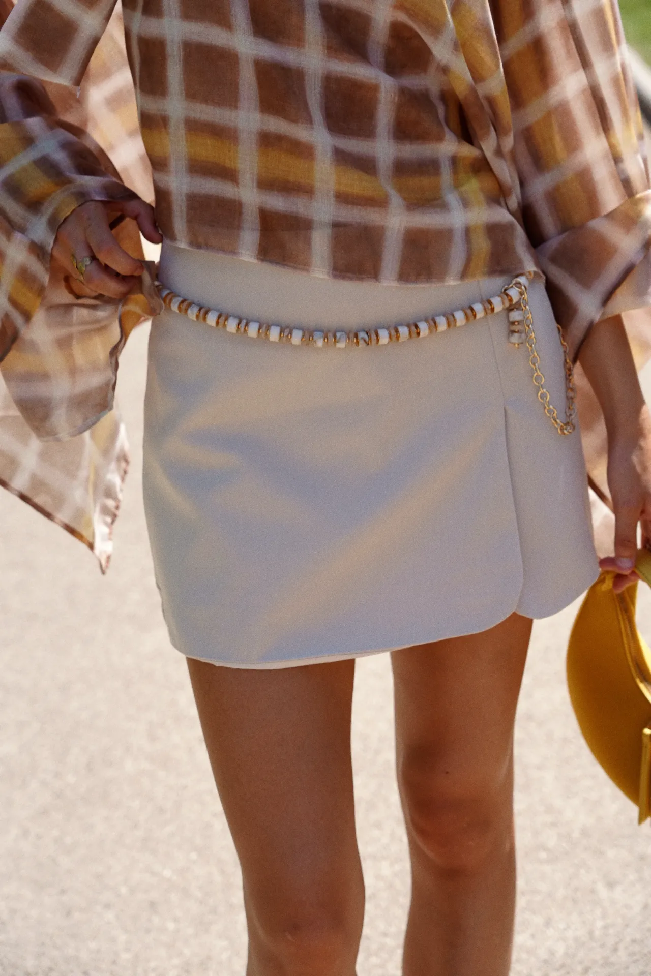 GILIO BEIGE - Jupe/short