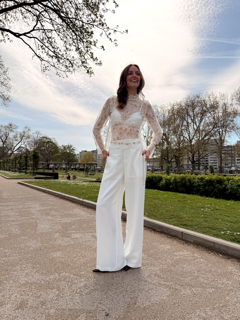 LIVIA BLANC - Pantalon (S)