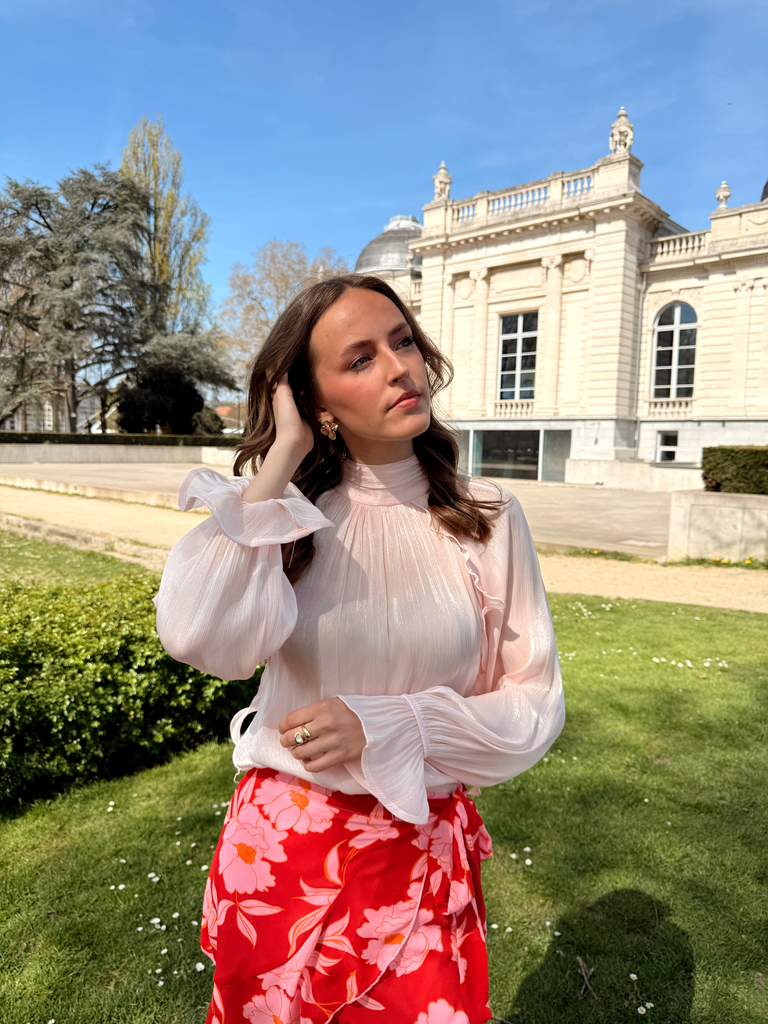 FLAVIE ROSE - Blouse vaporeuse (S/M)