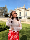 FLAVIE ROSE - Blouse vaporeuse