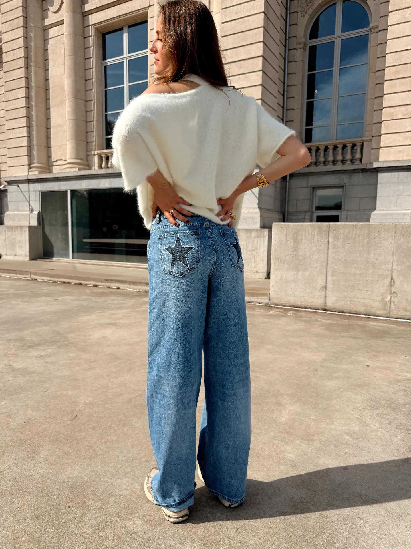 WRIGLEY DENIM - Jeans avec étoiles