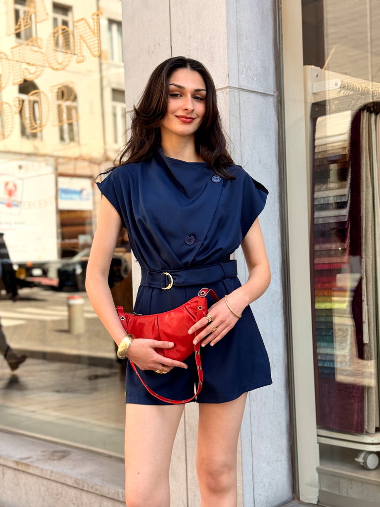 NERINA BLEU MARINE - Combishort