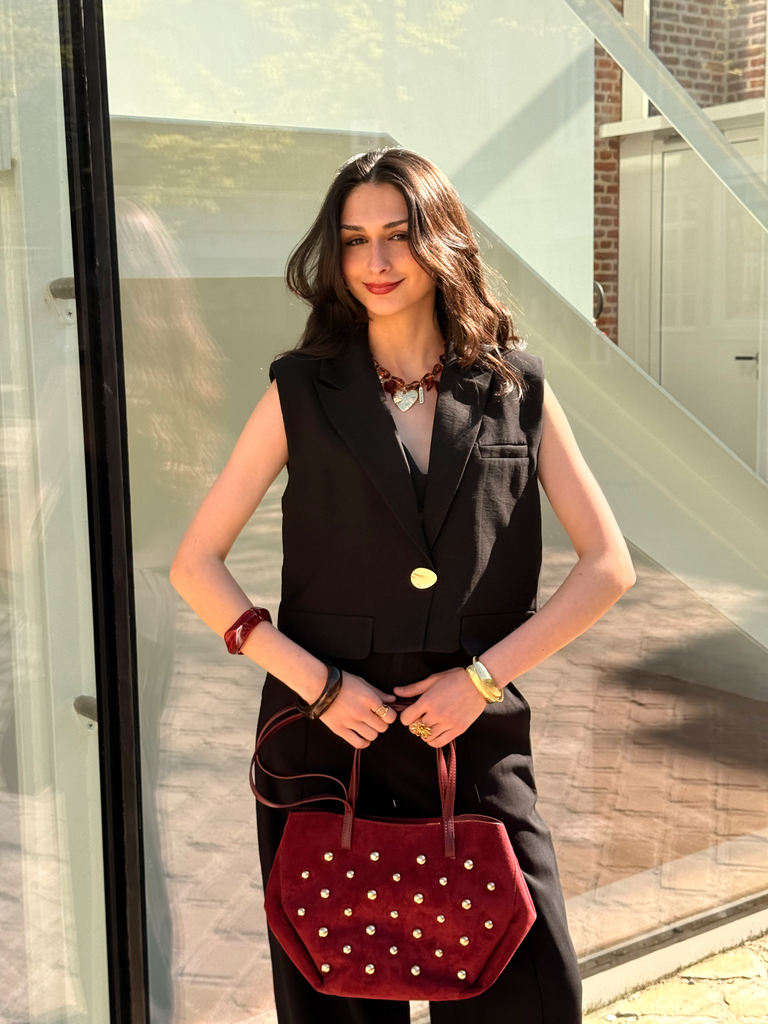 YANA NOIR - Blazer à manches courtes (S)