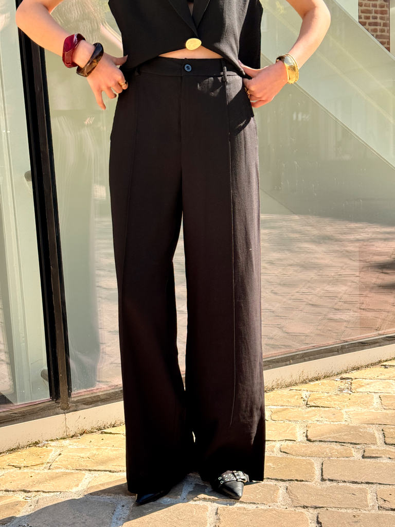 LIVIA NOIR - Pantalon (S)