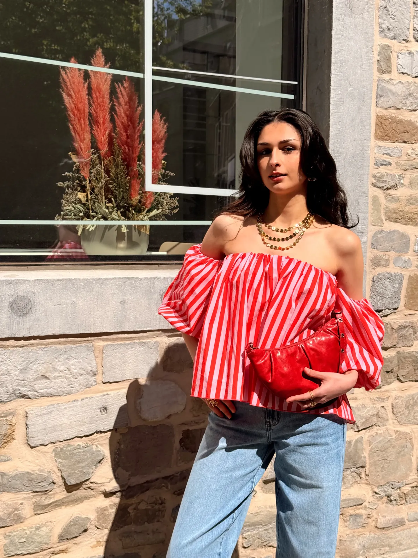 ALAYA ROSE - Blouse à rayures