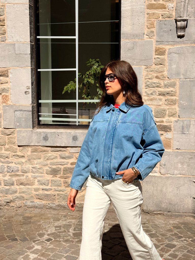 LUCIANO BLEU - Veste en jeans (S)