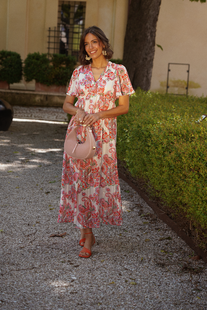 IMELDA ROSE - Robe longue imprimée (S/M)
