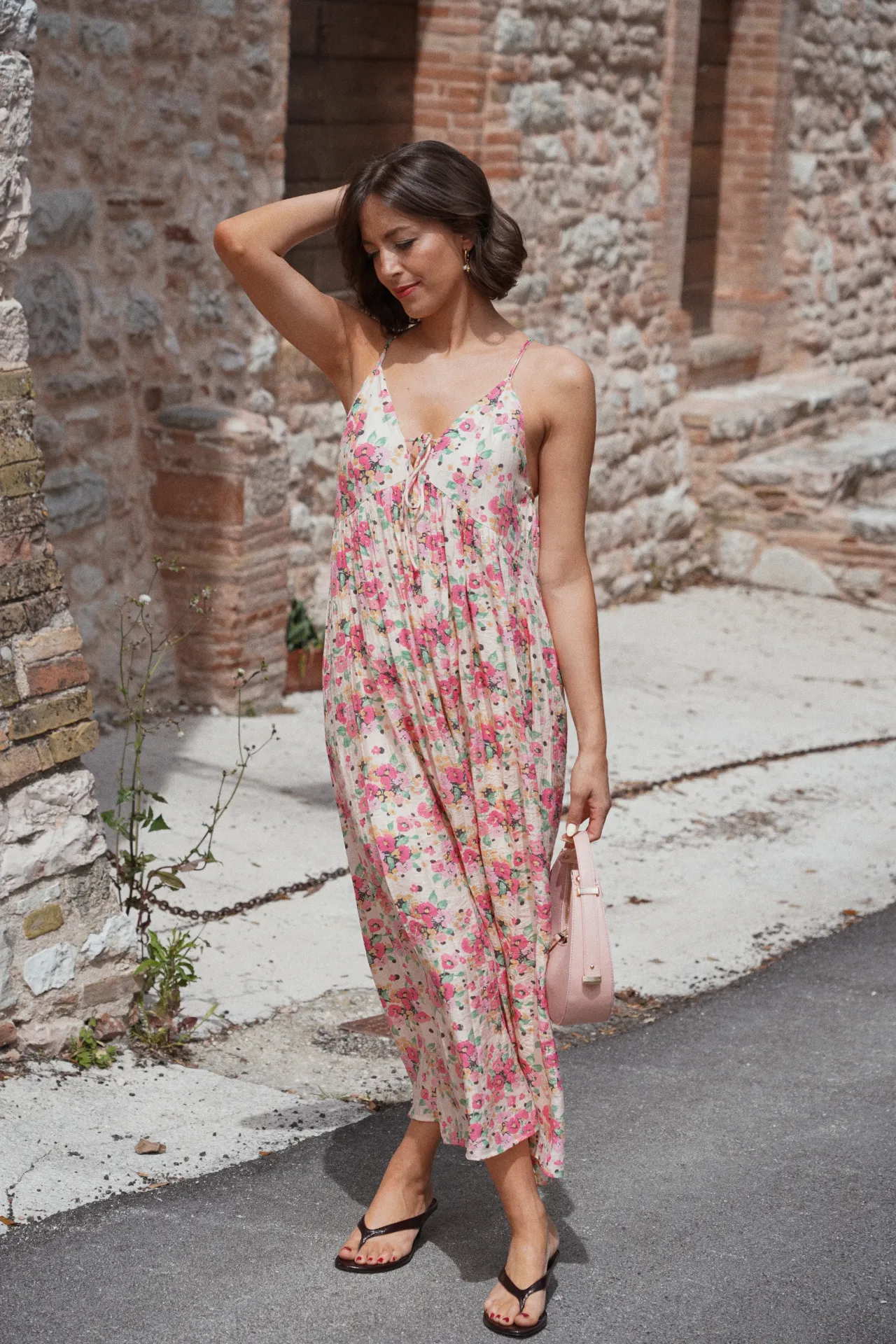 DONATELLA ROSE- Robe longue imprimée