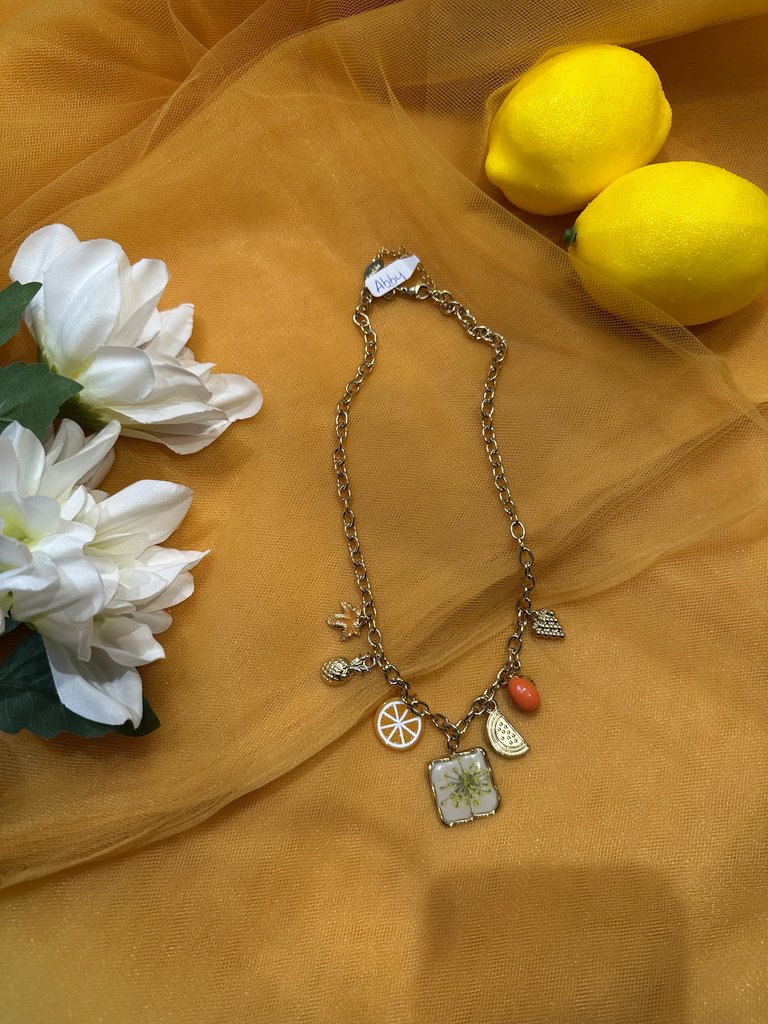ABBY - Collier à charms avec orange