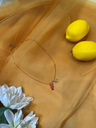 CARZ - Collier choker homard rouge