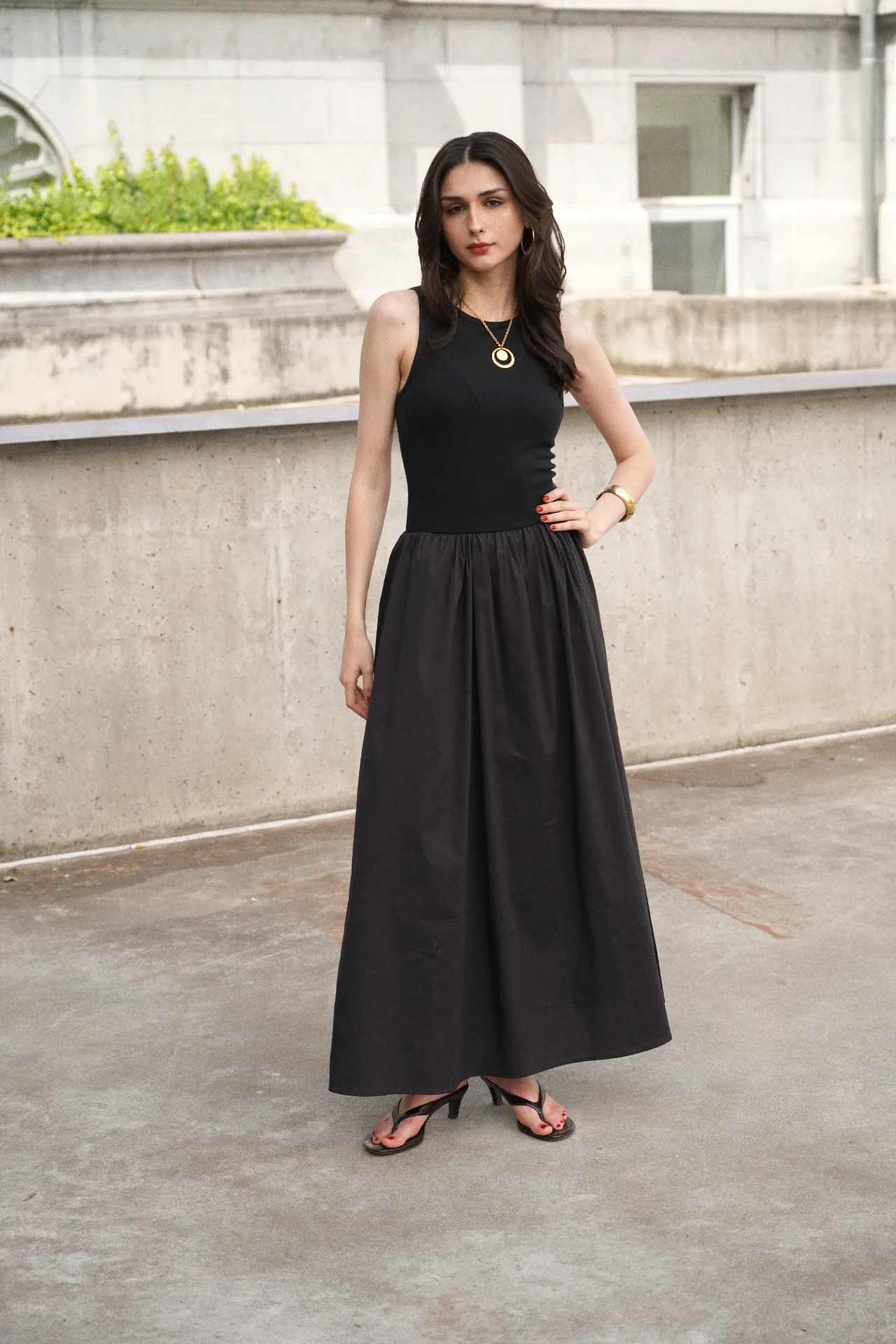 MARINA NOIR - Robe longue