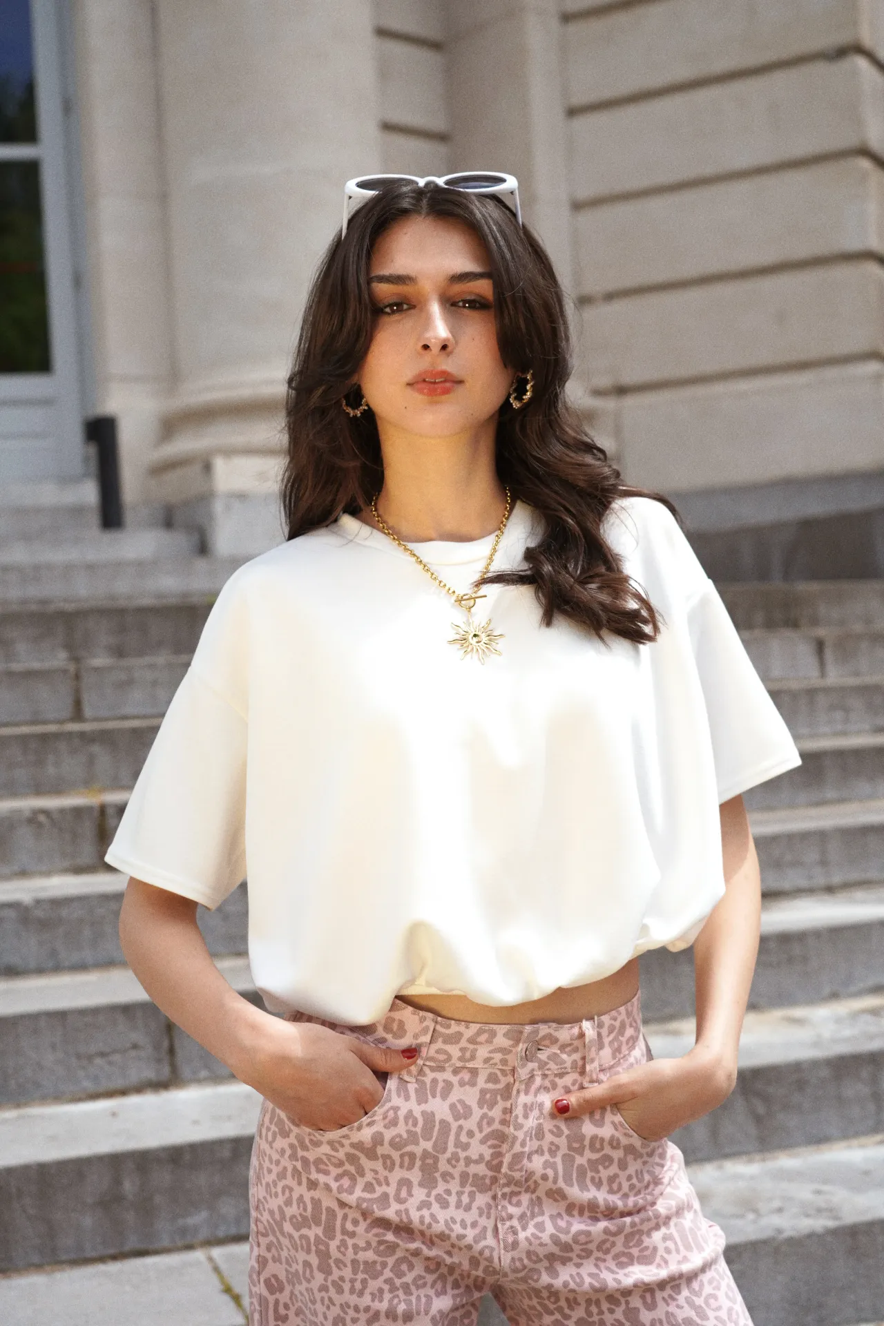 AURIANNE BLANC - T-shirt boule