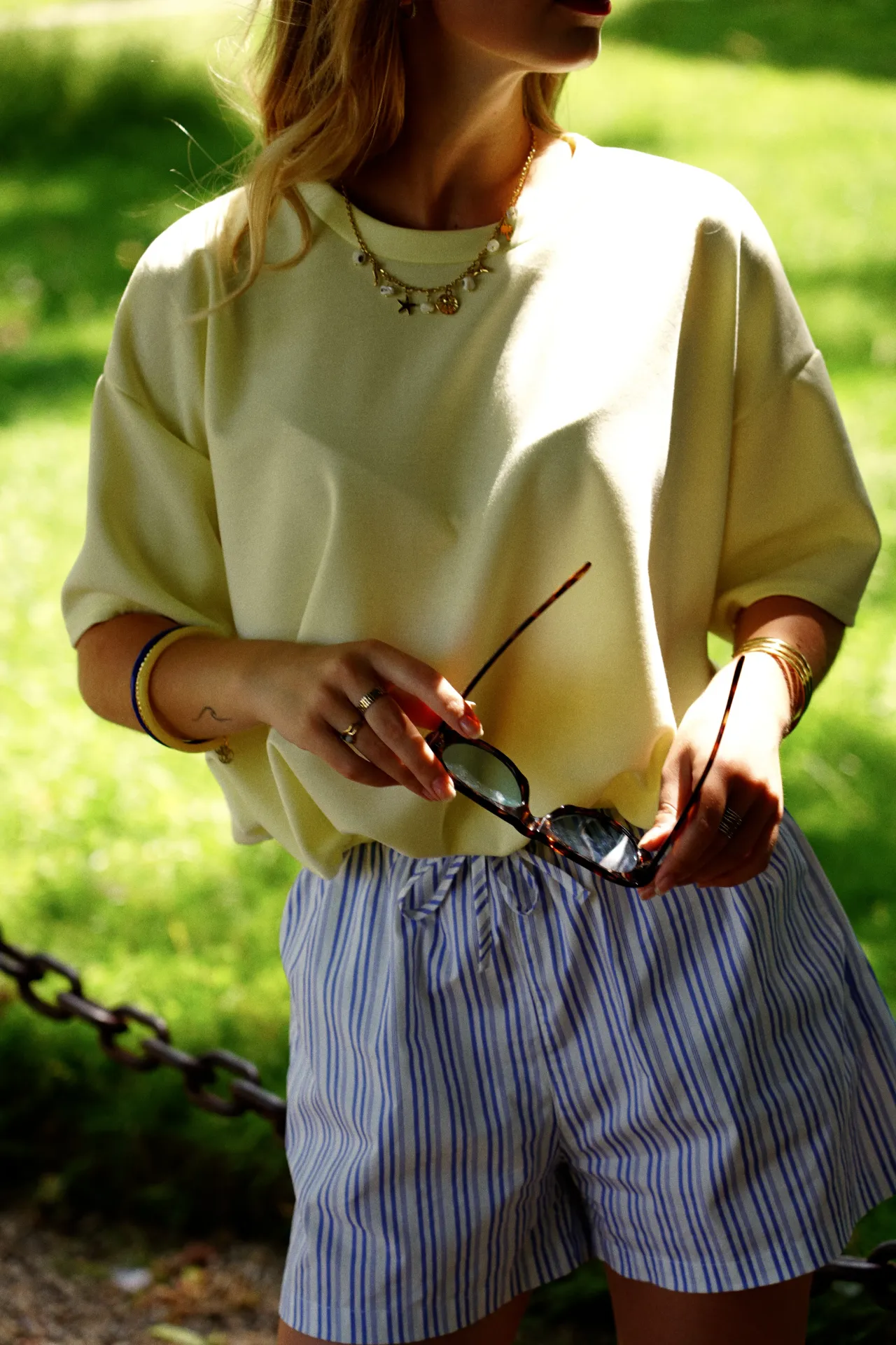 AURIANNE JAUNE - T-shirt boule