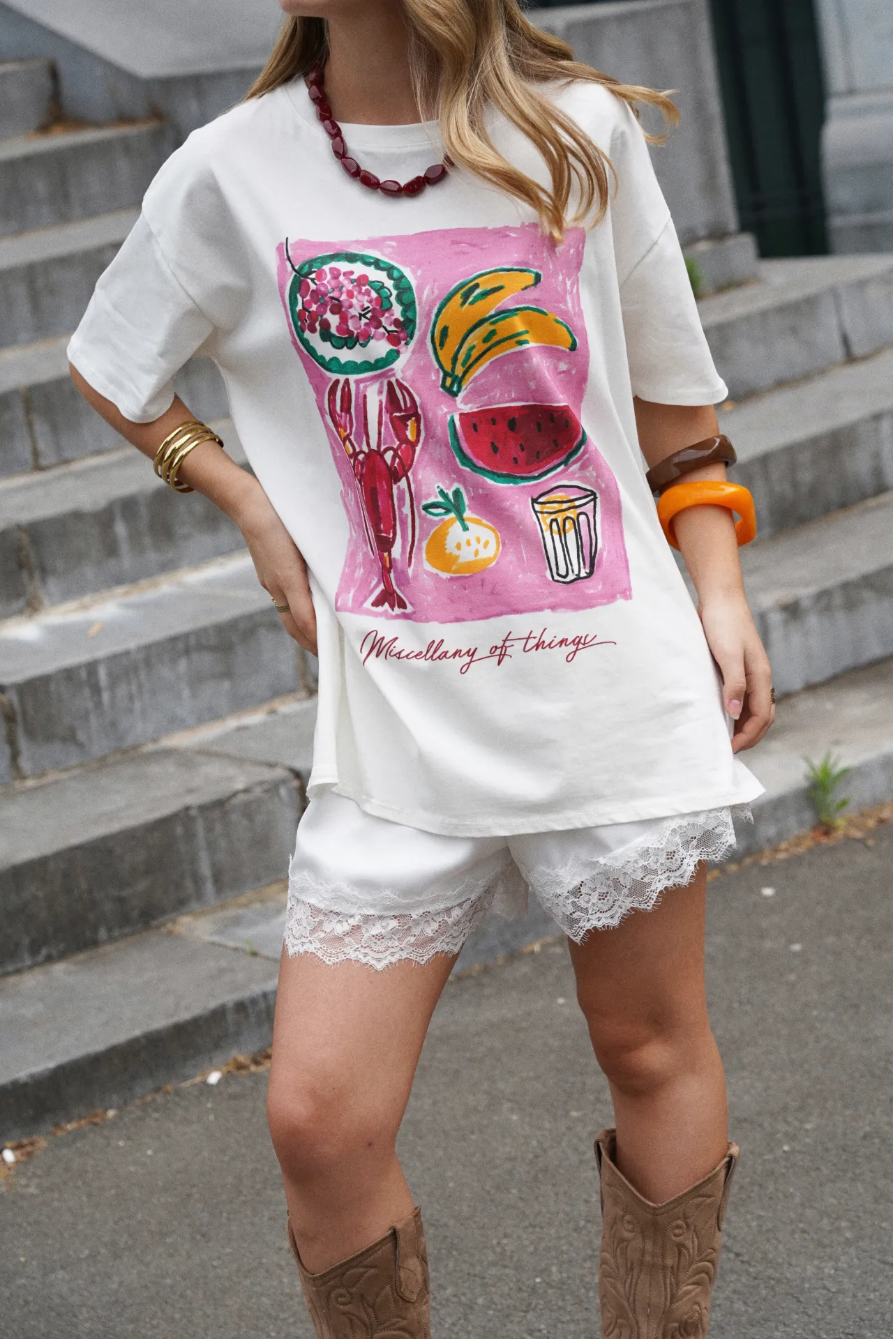 MISCELLANY BLANC - T-shirt imprimé