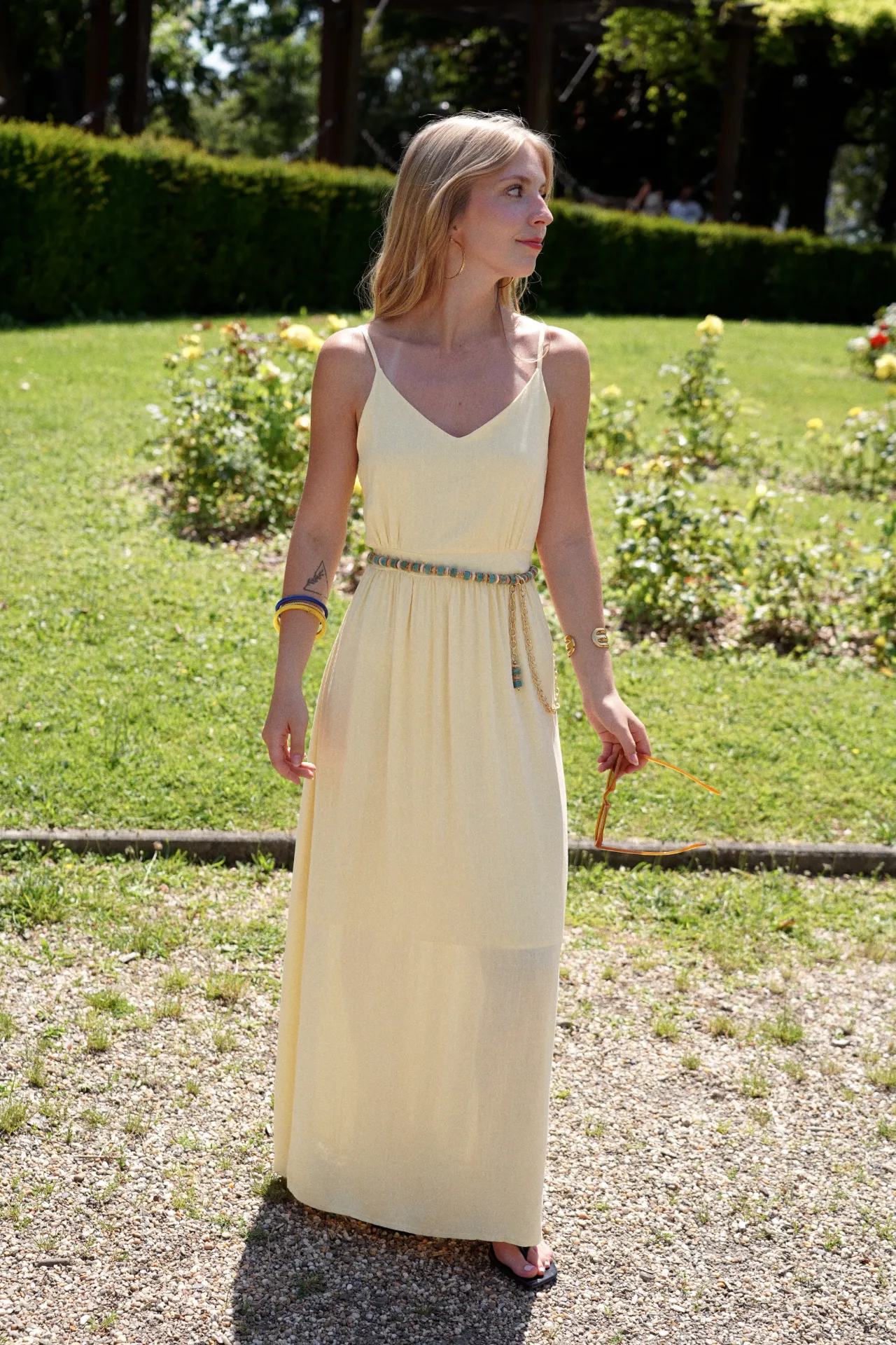 BRIGITTE JAUNE - Robe longue