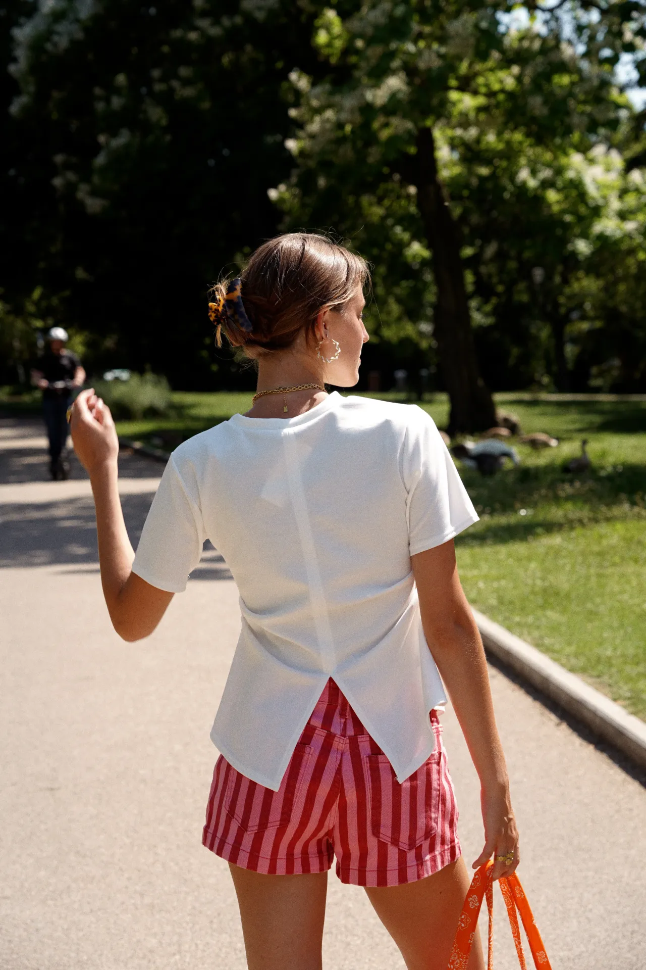 NOLWEN BLANC - T-shirt ajusté
