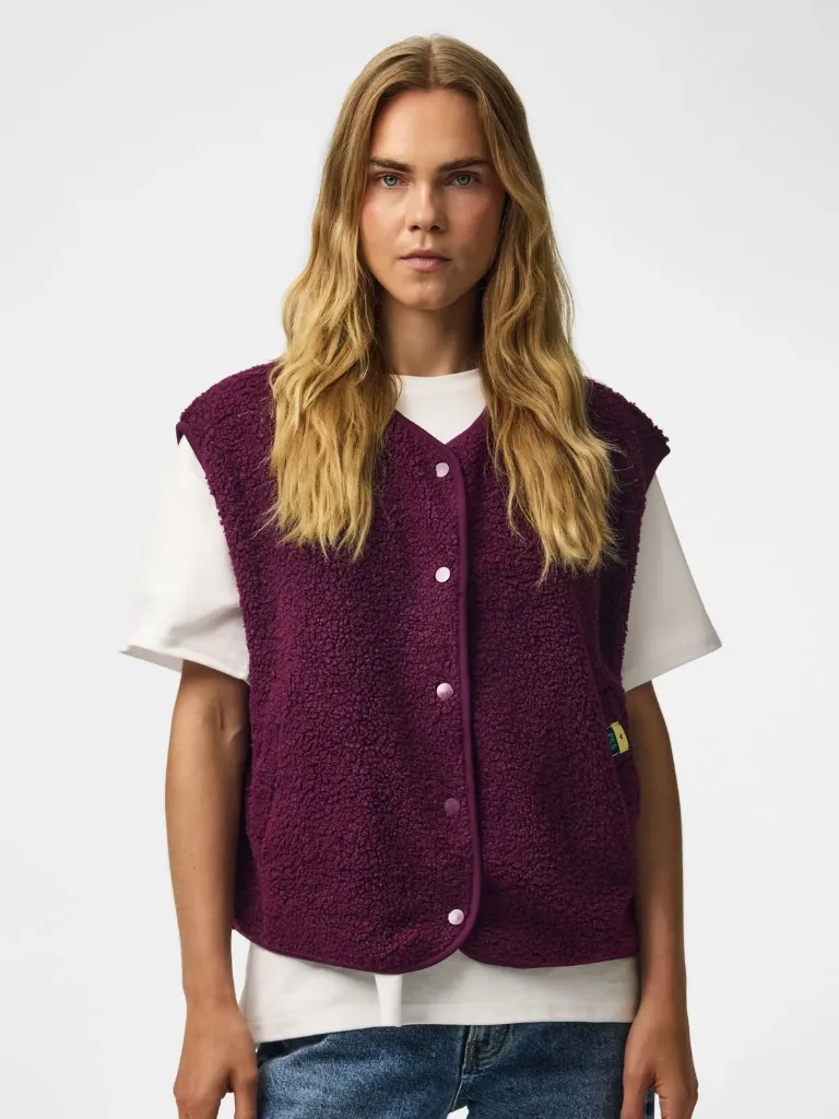 KATTY PRUNE - Gilet teddy
