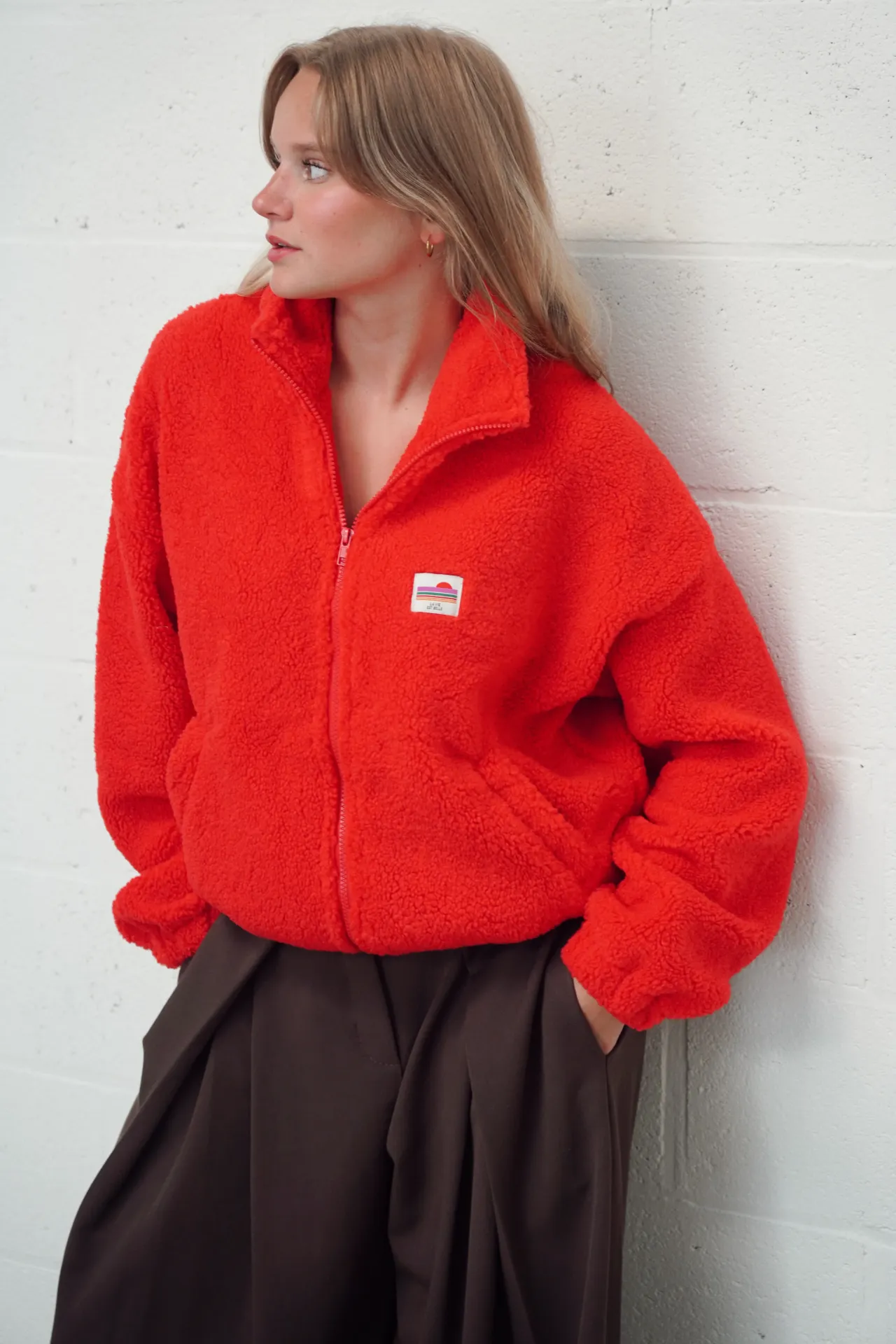 ILLY ROUGE - veste polaire