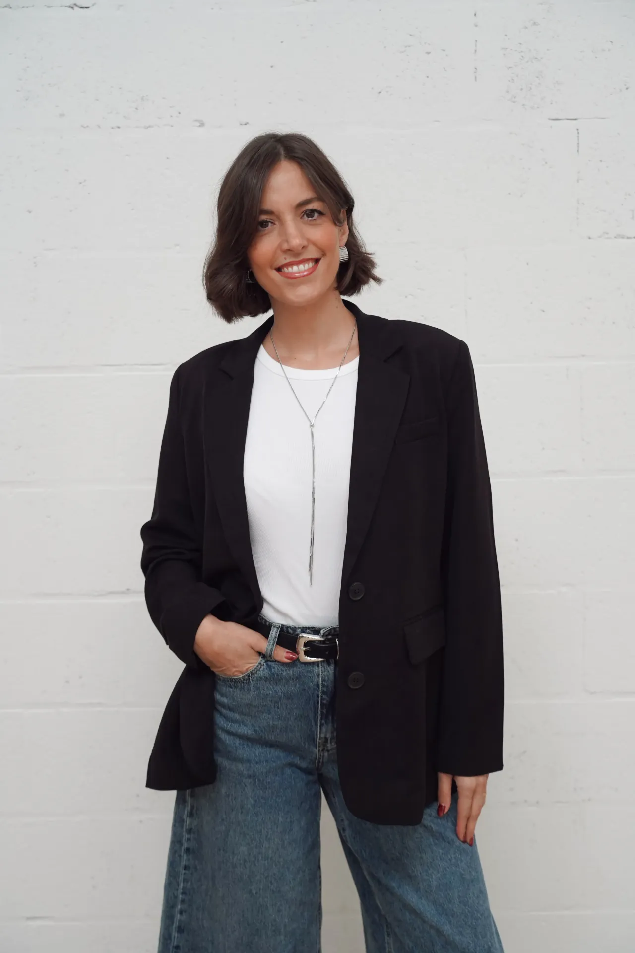 KAMIL NOIR - Blazer oversize (XS)