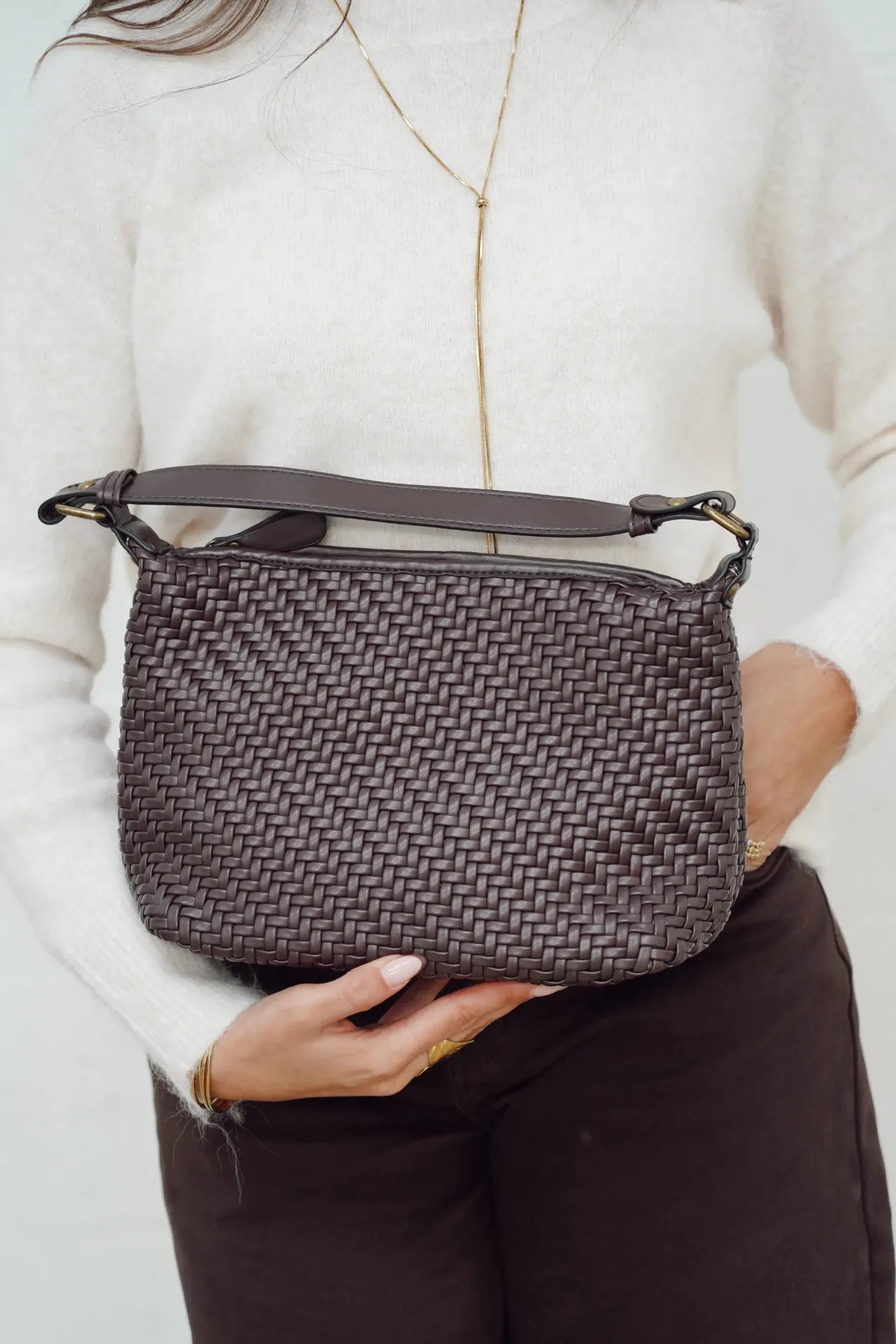 VALENTINO NOIR - Sac tressé