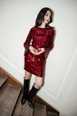 Robe MORGANE bordeaux