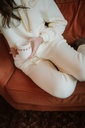 Pantalon jogging CHILLI blanc cassé