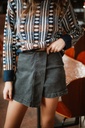 Jupe/short ABRIANA jeans gris