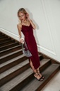 Robe POLLY bordeaux/sequins