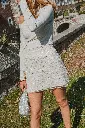 Jupe ANGELE beige/perles