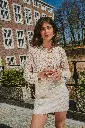 Blouse MATHILDA veter beige