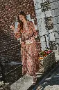 Robe DARA beige/dorée