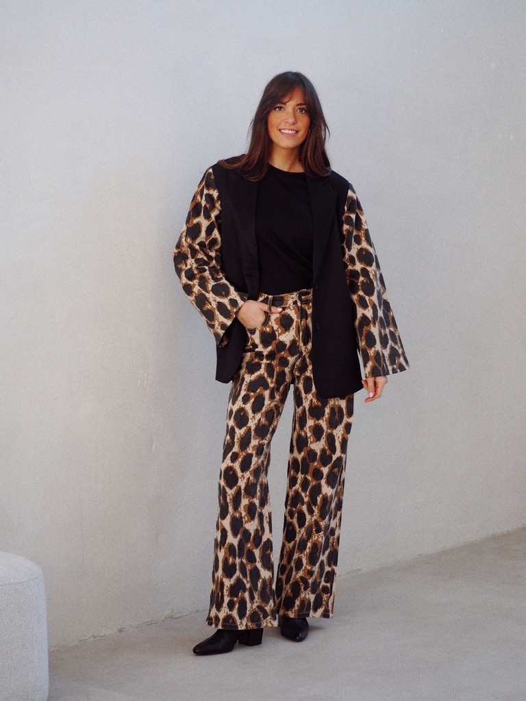 Jeans SUNNY léopard  (XS)