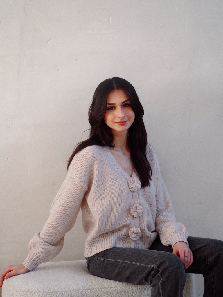 Cardigan FATIMA beige (XS)