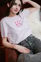T-shirt LOVE rose