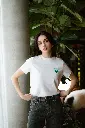 T-shirt LOVERS CLUB blanc