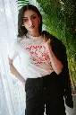 T-shirt BOTANIST blanc