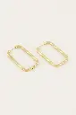 Boucles DONNA rectangles